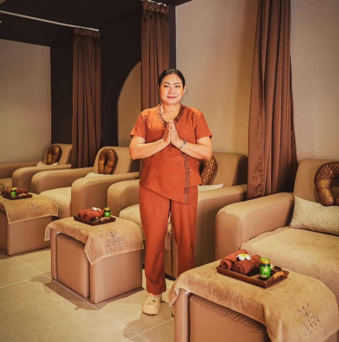 Intérieur serein du spa NARA